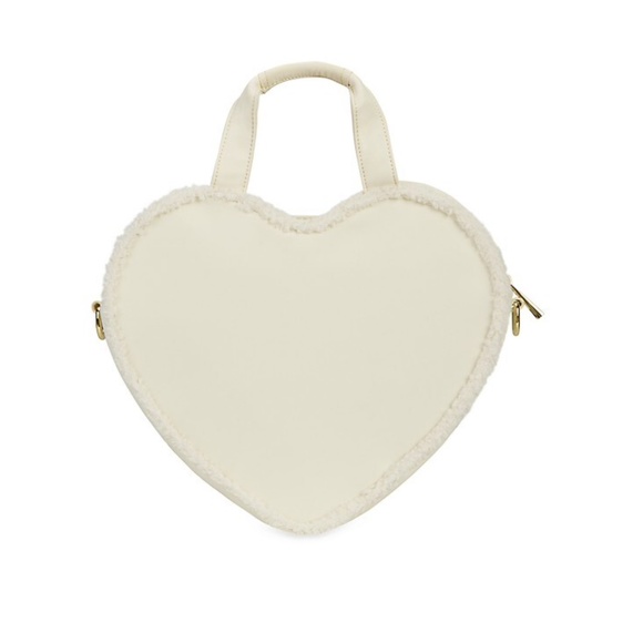Stoney Clover Lane Mini Heart Tote with Sherpa Outline NWT - Picture 2 of 9